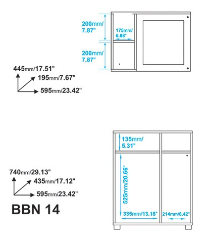 Imagen 3 de 4 de Conjunto Mueble De Baño 2 Puertas 2 Cajones Espejo Blanco