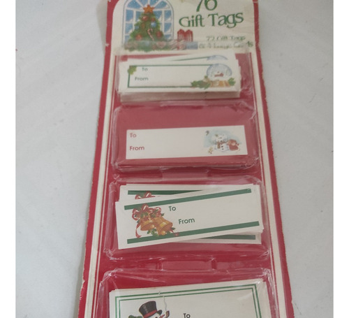 Tarjetas De Navidad Pequeñas Importadas Made In Usa 2 X3