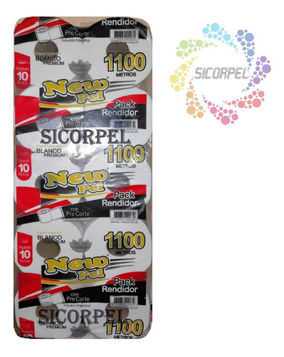 Papel Higienico Hoja Simple 10 X 110mts C/u Pre Corte Blanco