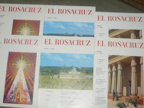 6 Revistas Antiguas El Rosacruz