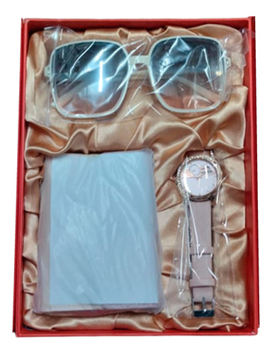 Set De Lentes, Monedero, Billetera, Reloj