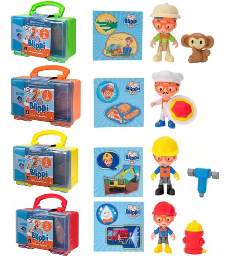 Lunchera Blippi Deluxe Blind 4 Colores Surtido X1 Wabro 6159