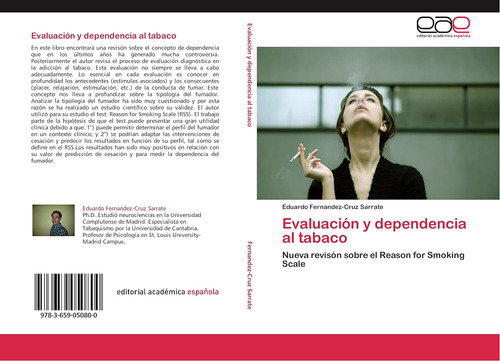 Libro: Evaluación Y Dependencia Al Tabaco: Nueva Revisón El