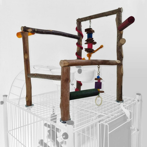 Poleiro De Madeira Para Calopsita