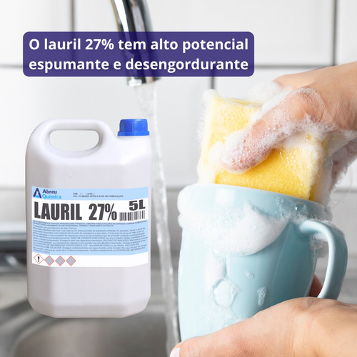 Lauril 27 - Produz Muita Espuma 5 Litros