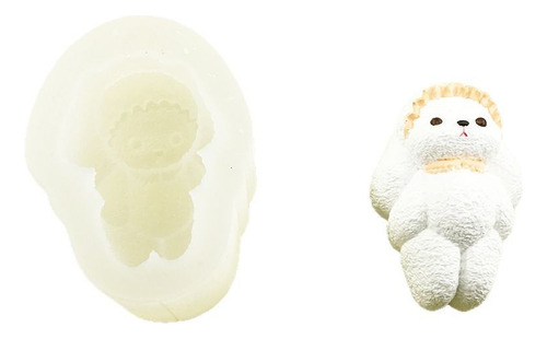 Molde De Silicona Para Muñecos De Peluche, Diseño De Conejo,