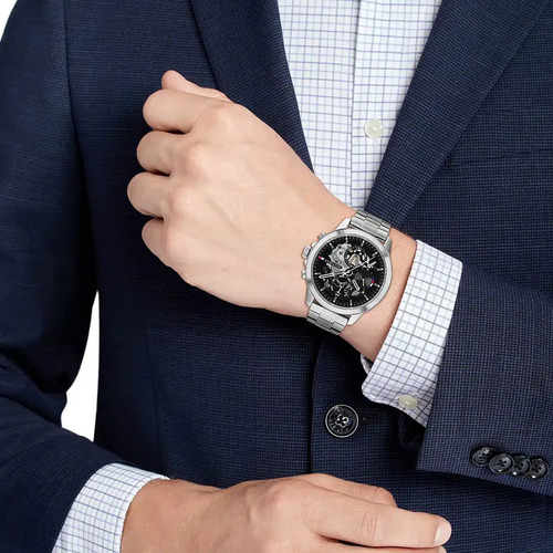 Relógio Tommy Hilfiger Th1710477 Henry Orig Silver Black