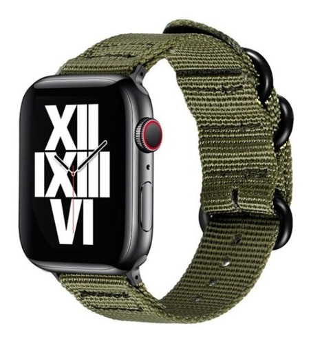 Correa De Nylon Sport Para Apple Watch, 6-5-4-3-se, 38-40mm