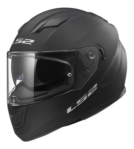 Casco para moto integral LS2 Stream Evo FF320  matt black solid talle L 