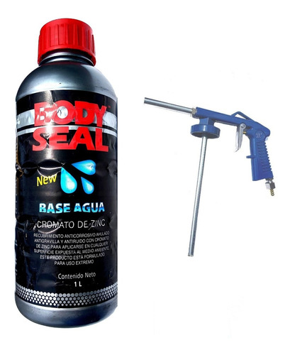 Recubrimiento Body Seal Antigraba Base Agua 1 L + Pistola