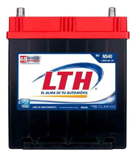 Acumulador Para Auto Lth Tipo L-ns40-320. Entrega  Cdmx.