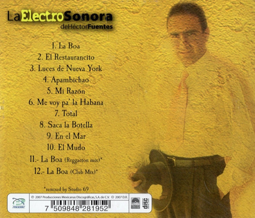 Hector Fuentes - Electro Sonora - Cd Nuevo (12 Canciones)