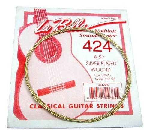Cuerda De Guitarra Clasica La Bella 424 A-5th  
