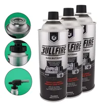 Comprar 3x Gás Bullfire Refil Fogareiro Camping Maçarico Culinário
