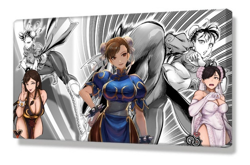 Cuadro Decorativo Chun Li Street Fighter Artistico 30x45cm