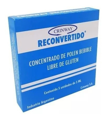 Crinway Polen Reconvertido Energizante 5 Unidades De 5ml C/u