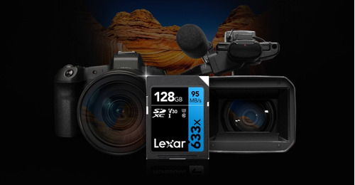 Imagen 6 de 8 de Memoria Lexar Sdxc 128gb 633x High-performance 95mb/s U3 C10