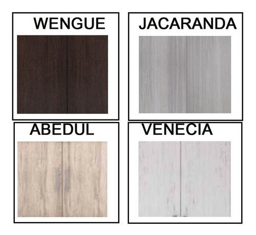 Imagen 3 de 10 de Placard Orlandi Melamina 2 Cuerpos 2,12 X 2,15 Mod 156