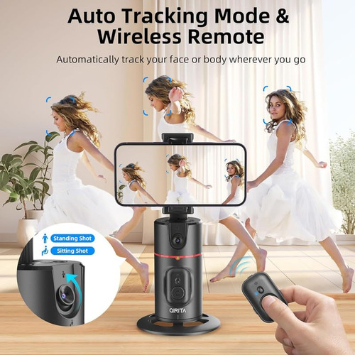 Trípode Sakerplus Con Seguimiento Facial Automático Y Contro Color