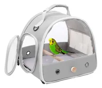Comprar Jaula Para Pajaros Pequeños Transporte Tela Gris