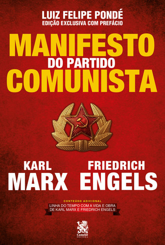 Manifesto Do Partido Comunista - Karl Marx - Edição Exclusiva Com Prefácio De Luiz Felipe Pondé