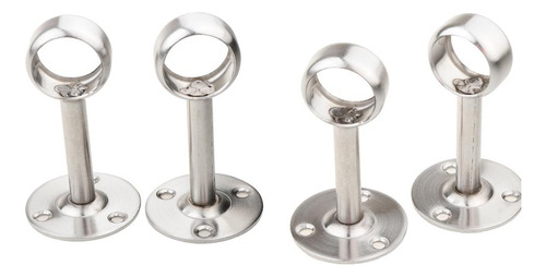 4 X Soporte Para Poste De Cortina De Socket Montaje En