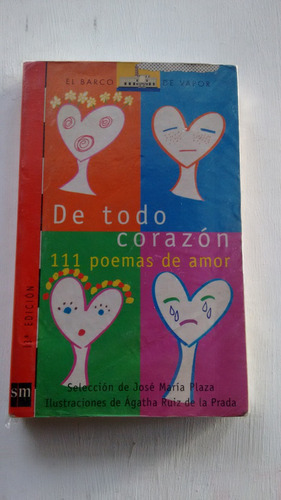 De Todo Corazon 111 Poemas De Amor - Sm (usado) 