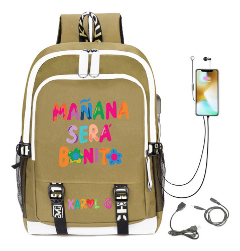 Mochila Para Estudiantes Compu, La Cantante Karol G, Más Ven