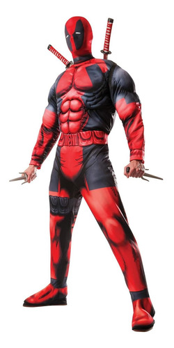 Disfraz Para Adulto De Deadpool Talla Única Halloween