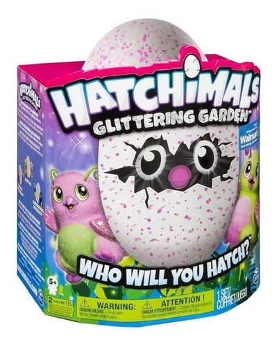 Hatchimals Glittering Garden - Huevo Burtles Con Glitter 