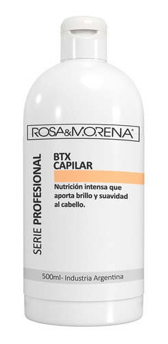 Imagen 1 de 3 de Btox Capilar 500ml Rosa & Morena Serie Profesional 