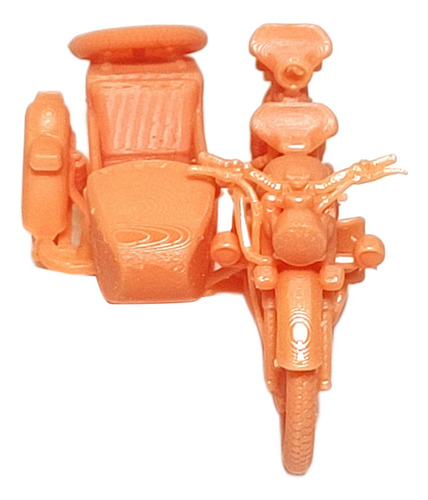 5 X 1/64 Modelo De Motocicleta De Ruedas Sin Pintar,