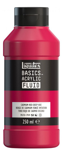 Tinta Acrílica Basics Fluid 250ml Cadmium Red Deep Hue