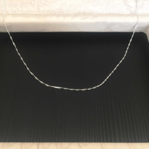 Imagen 4 de 9 de Cadena Tsunami 50 Cm De Plata Ley .925 Agálea Joyería