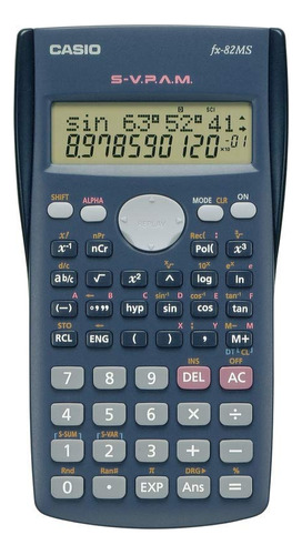 Calculadora Científica Casio Fx-82ms Con Pantalla De 2 Lín