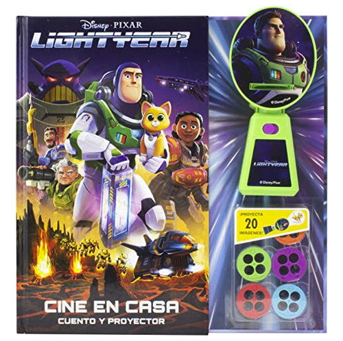 Lightyear Cine En Casa: Cuento Y Proyector -disney Lightyear