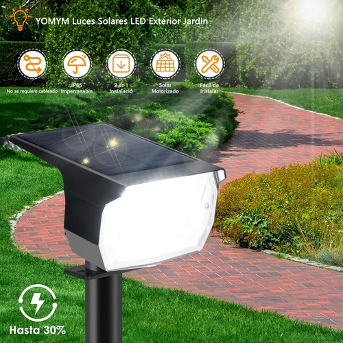 Focos Solares Para Paisaje, 48 Luces Led Iluminación Para