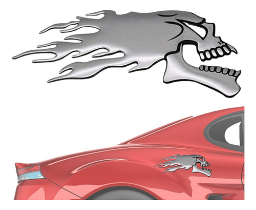 Calcomanía De Calavera Para Coche Calcomanía De Calavera Par