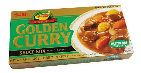 Golden Curry Japanese Medium Hot S&b 220g Grande