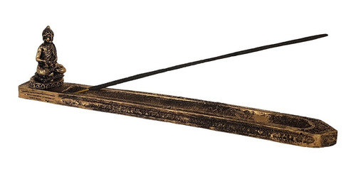 Incensário Porta Incenso Buda Hindu Zen Resina 25cm