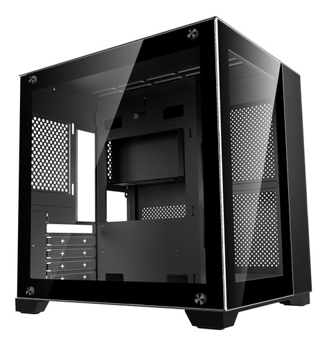 Gabinete Gamer Aquário Bluecase Atlantis Bg-051 M-atx