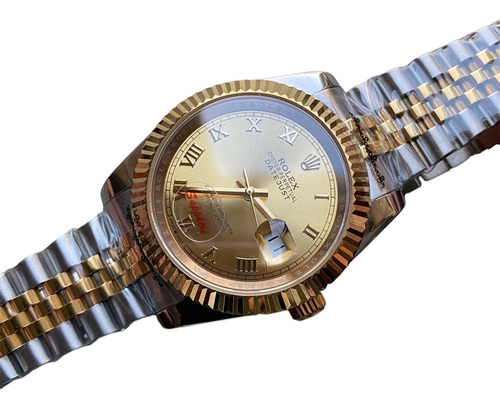 Reloj Rolex Datejust Zafiro 40mm Automatico Bitono Dorado (Reacondicionado)