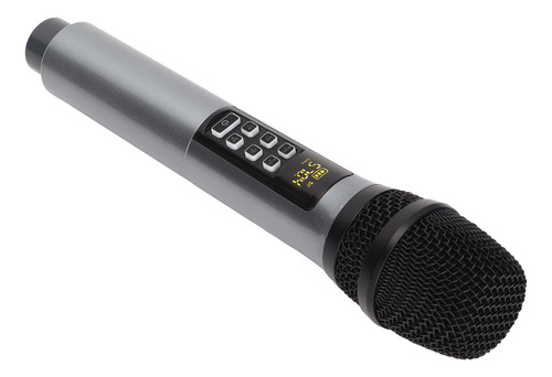 Micrófono De Mano Fijo Inalámbrico Recargable Por Usb, 2 Uni