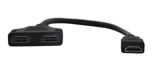 Cable Hdmi Derivador Tipo Y Gralf 2x1 V1.4 Full Hd 4k 3d
