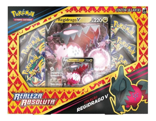  Box 38 Cartas Card Pokémon Tcg Realeza Absoluta - Copag