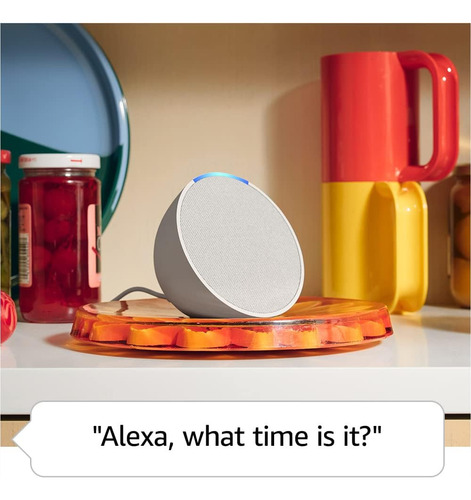 Amazon Echo Pop Com Assistente Virtual Alexa Lilas Cor Lavander