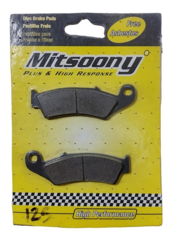 Pastillas Freno Mitsoony Fa125 Honda Xr 650 88/94 Top Racing