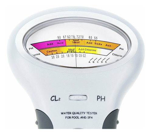 Medidor Digital De Ph Agua Probador De Cloro Piscina Kit De