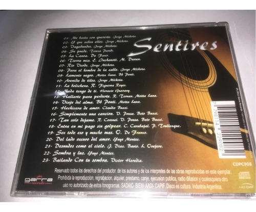 Sentires Compilado Con Lo Mejor Del Folclore Cd Nuevo