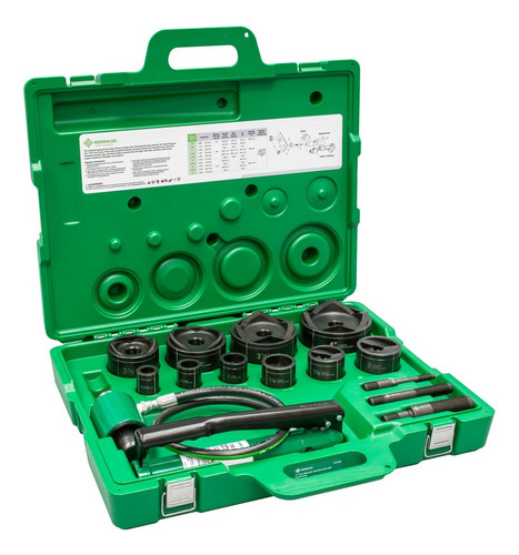 Juego Sacabocados Hidraulico 1/2'' - 4'' Ac 7310sb Greenlee